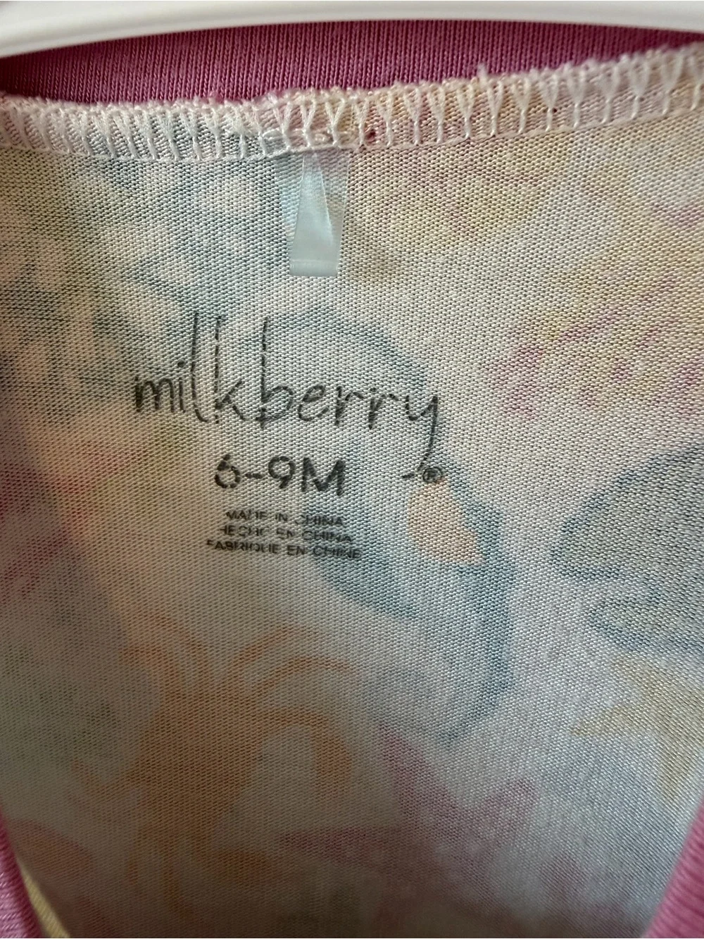 Milkberry Bamboo Coastal Under the Sea Ruffle Footed Sleeper Baby Girl 6-9M